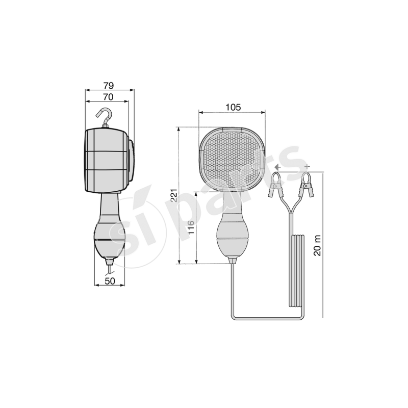 HEADLAMP 12V