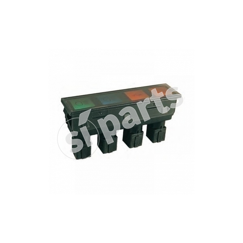 MULTIPLE WARNING LIGHTS 106X28 MM.