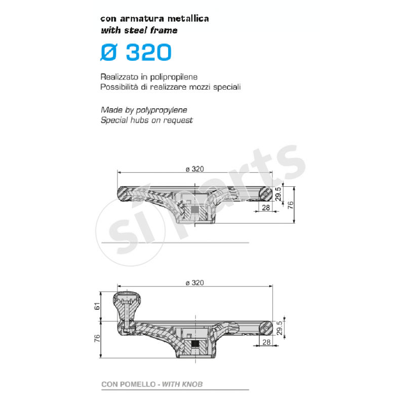 STEERING WHEEL PP048