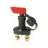 BATTERY MAIN SWITCH SINGLE POLE WITH RUBBER PROTECTION CAP FOR MARINE PURPOSE
