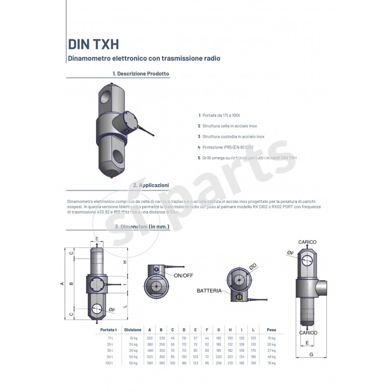 DYNAMOMETER TXH (KG 35000)