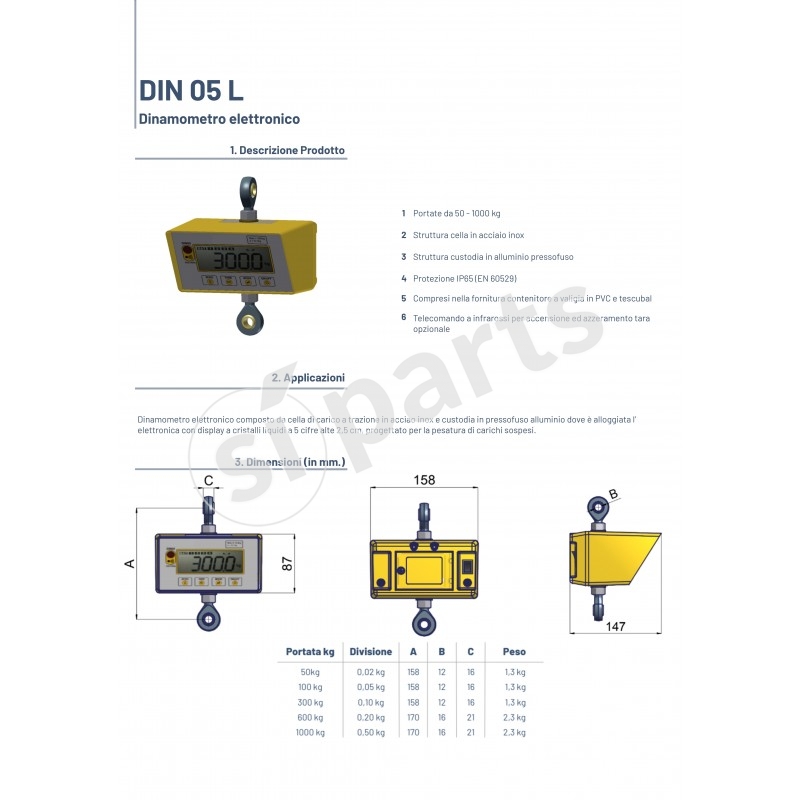 DINAMOMETRO 05 L (KG 600)