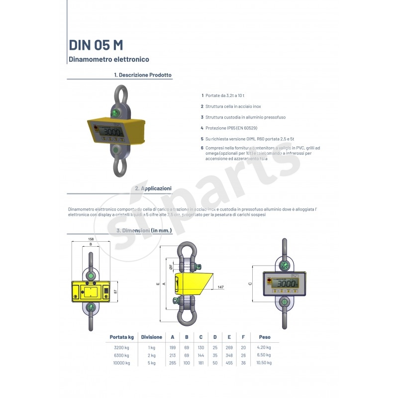 DYNAMOMETER 05 M (KG 3200)