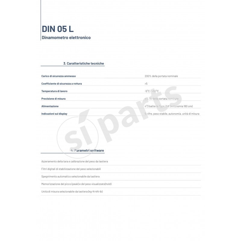 DYNAMOMETER 05 L (KG 1000)