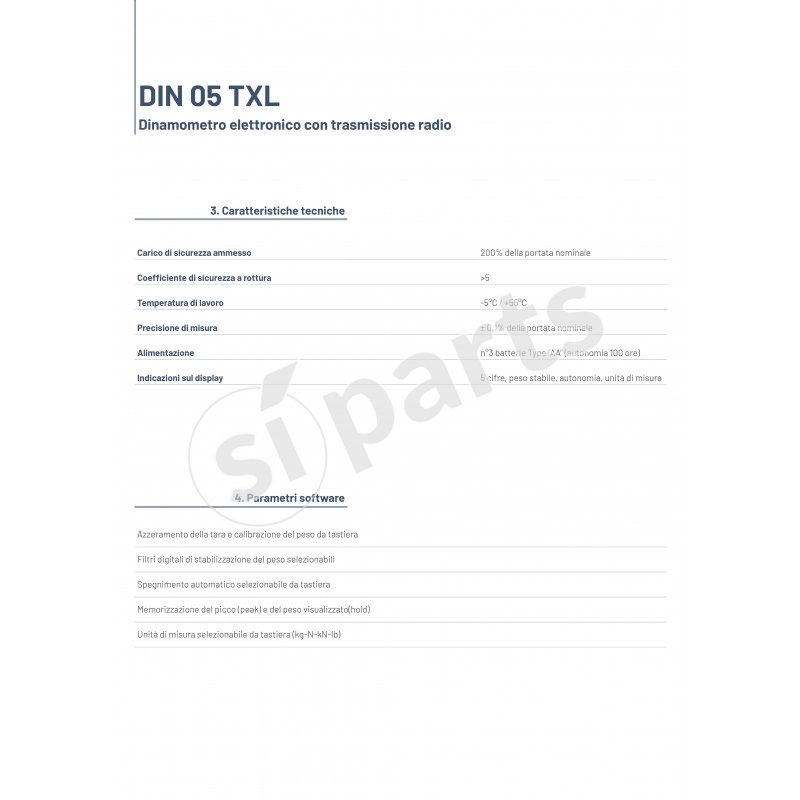 DINAMOMETRO 05 TXL (KG 100)