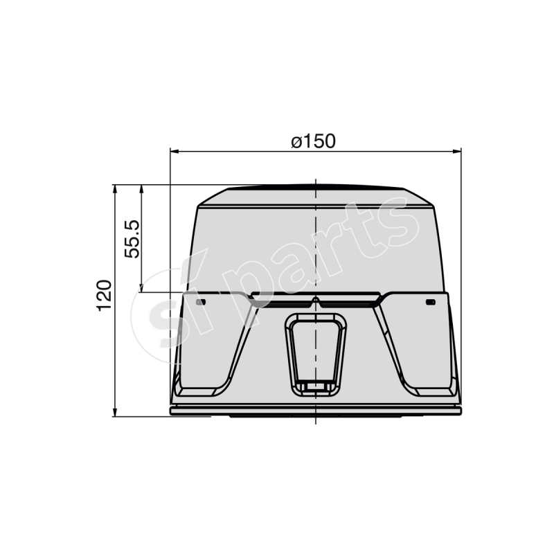 BEACON GEN 2-FLASHING BLU-MAGNETIC IR