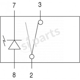 INTERR.BASCULANTE IR CON LED 12V