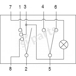 COMMUT.BASCULANTE IR 12V