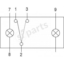 COMMUT.BASCULANTE IR 12V