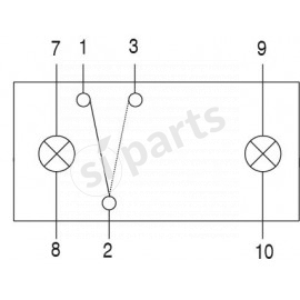 COMMUT.BASCUL IR 12V 2 LAMP DIVERSE