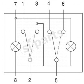 COMMUT.BASCULANTE IR 12V