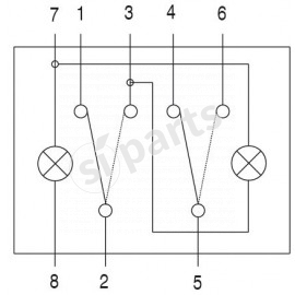 COMMUT.BASCULANTE IR 12V