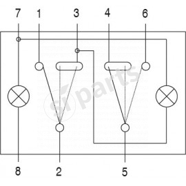 COMMUT.BASCULANTE IR 12V