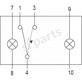 PULSAN.BASCULANTE IR 12V