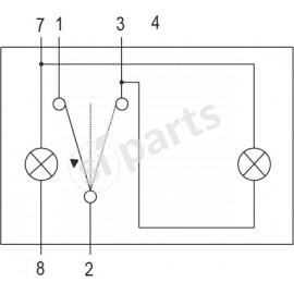 PULSAN.BASCULANTE IR 12V