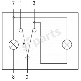 PULSAN.BASCULANTE IR 12V