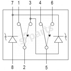 PULSAN.BASCULANTE IR CON LED 12V