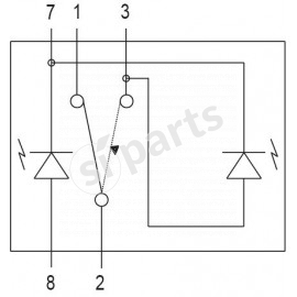 PULSAN.BASCUL CON LED GIALLO 24V II